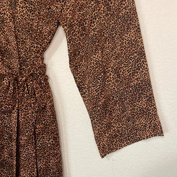 Vintage Victoria’s Secret Kimono Robe Animal Print OS - Picture 8 of 9